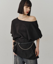 yae（ヤエ）の「2way loose sweat shirt / 2wayルーズスウェットシャツ（スウェット）」