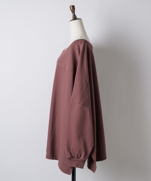 yae（ヤエ）の「2way loose sweat shirt / 2wayルーズスウェットシャツ（スウェット・レディース・ブラック/ベビーピンク/ライトグレー/ブラウン・FREE）」の20枚目の写真