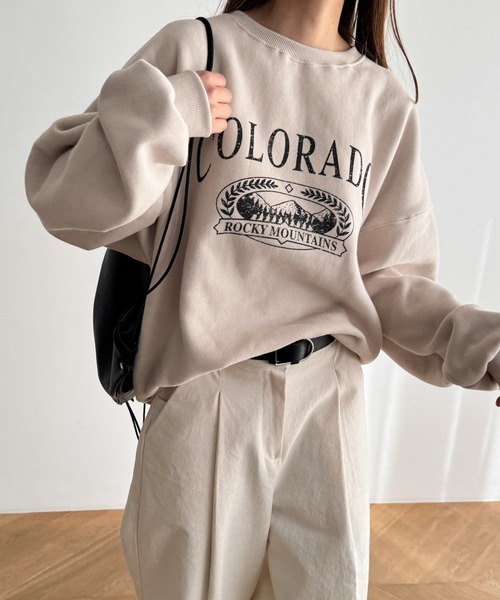 新品タグつき　CANALJEAN El mar　COLORADO裏起毛トレーナー セール】El mar COLORADO裏起毛トレーナー（スウェット）｜CANAL