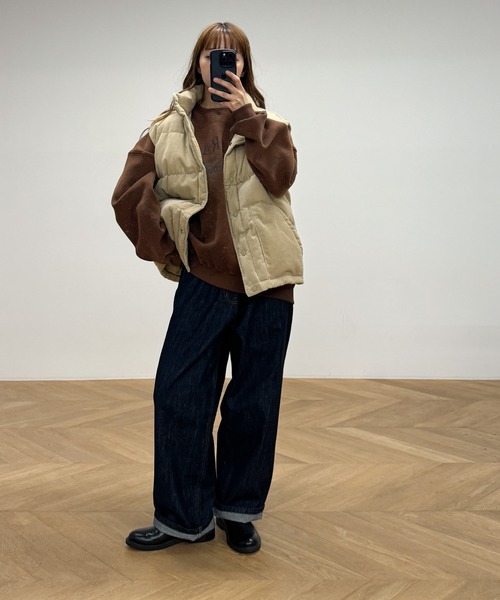 CANAL JEAN(キャナルジーン)の「El mar COLORADO裏起毛トレーナー(スウェット・レディース・ブラウン/ピンク/ベージュ・ONE SIZE)」の7枚目の写真
