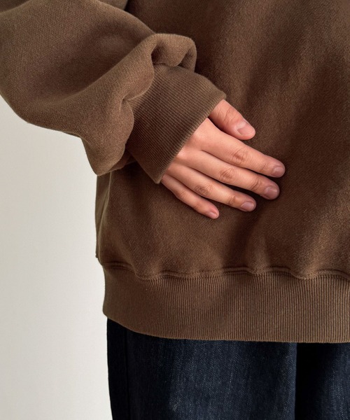 CANAL JEAN(キャナルジーン)の「El mar COLORADO裏起毛トレーナー(スウェット・レディース・ブラウン/ピンク/ベージュ・ONE SIZE)」の15枚目の写真