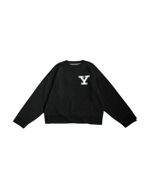antiqua(アンティカ)の「YALE カレッジロゴニット(ニット/セーター・レディース・ネイビー/ブラック/グレー・ONESIZE)」の7枚目の写真