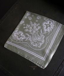 2AM（ツーエイエム）の「Paisley design squere scarf ペイズリースカーフ（バンダナ/スカーフ）」