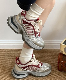 MEMECLE | 【 MEMECLE / メメクル 】シルバーメッシュ 厚底 カジュアルスニーカー(スニーカー)