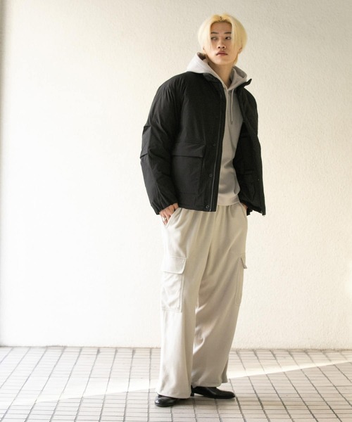 SENSE OF PLACE by URBAN RESEARCH（センスオブプレイスバイアーバンリサーチ）の「フリースカーゴパンツ（その他パンツ・メンズ・ライトグレー/ネイビー/ミント・MEDIUM/LARGE）」の9枚目の写真