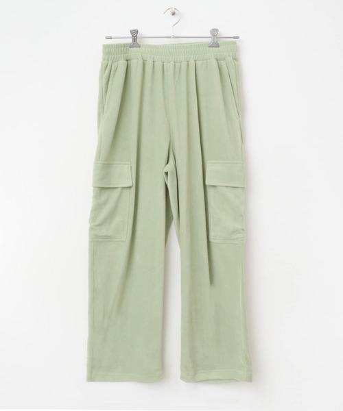 SENSE OF PLACE by URBAN RESEARCH（センスオブプレイスバイアーバンリサーチ）の「フリースカーゴパンツ（その他パンツ・メンズ・ライトグレー/ネイビー/ミント・MEDIUM/LARGE）」の17枚目の写真