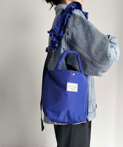 SPRUCE（スプルース）の「EM:　SPRUCE 2WAY A5 ギャザー 超軽量　ラホール2WAYトート　ショルダーバッグ（ショルダーバッグ・レディース・アイボリー/ブラック/ベージュ/ブルー・FREE）」の4枚目の写真