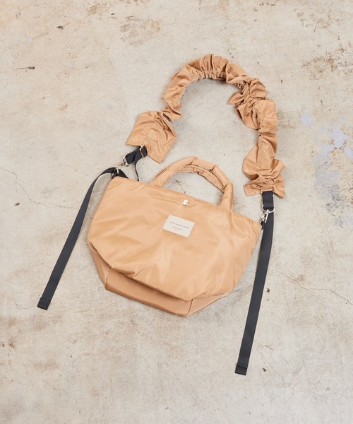 SPRUCE（スプルース）の「EM:　SPRUCE 2WAY A5 ギャザー 超軽量　ラホール2WAYトート　ショルダーバッグ（ショルダーバッグ・レディース・アイボリー/ブラック/ベージュ/ブルー・FREE）」の20枚目の写真