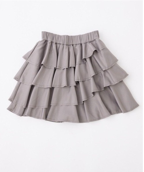 NICE CLAUP - 【セット】カバーオールジャケット&amp;ティアードフリルミニスカート NICE CLAUP - 【セット】カバーオールジャケット&ティアード