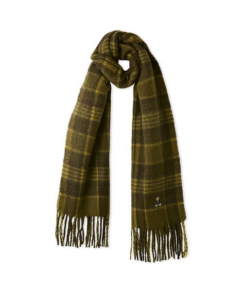 SNIDEL（スナイデル）の「【BEARPAW】マフラー（マフラー・レディース・アイボリー/ピンク/イエロー/ベージュ/ラベンダー・FREE）」の4枚目の写真