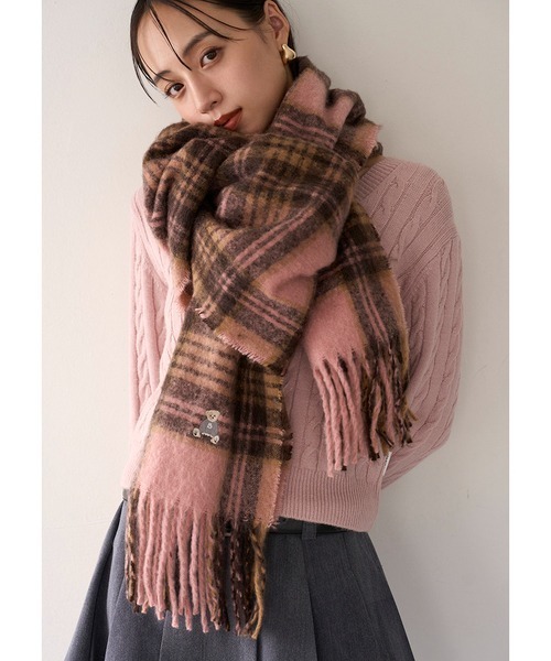 SNIDEL（スナイデル）の「【BEARPAW】マフラー（マフラー・レディース・アイボリー/ピンク/イエロー/ベージュ/ラベンダー・FREE）」の19枚目の写真