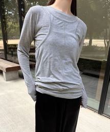 select MOCA by son | シアーレイヤードカットソー(Tシャツ/カットソー)