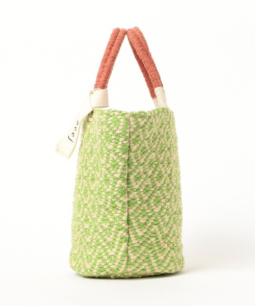 Ray BEAMS(レイビームス)の「【別注】beej / ウーブン トートバッグ(かごバッグ・レディース・グリーン系その他2/ブラック・ONE SIZE)」の15枚目の写真