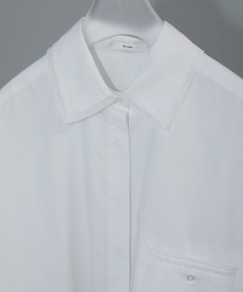 anuke（アンヌーク）の「anuke　Cotton Oversize Shirts コットンオーバーサイズシャツ/62510415（シャツ/ブラウス・レディース・ホワイト・ONE SIZE）」の12枚目の写真