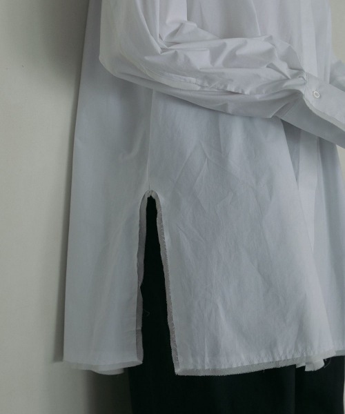 anuke（アンヌーク）の「anuke　Cotton Oversize Shirts コットンオーバーサイズシャツ/62510415（シャツ/ブラウス・レディース・ホワイト・ONE SIZE）」の3枚目の写真