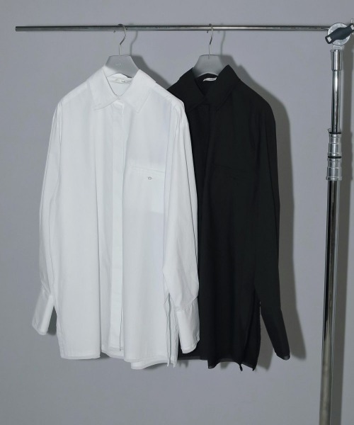 anuke（アンヌーク）の「anuke　Cotton Oversize Shirts コットンオーバーサイズシャツ/62510415（シャツ/ブラウス・レディース・ホワイト・ONE SIZE）」の10枚目の写真