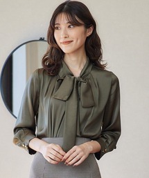 12Twelve Agenda（トゥエルブ　アジェンダ）の「【再入荷！ベストセラー】ヴィンテージサテンボウタイブラウス（シャツ/ブラウス）」