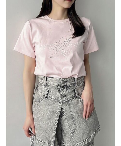 セール】レイヤードワイドデニムパンツ（デニムパンツ）｜dazzlin