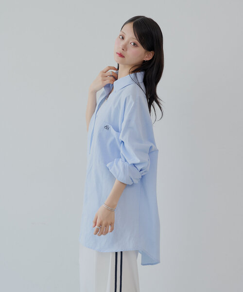 Chico（チコ）の「ワンポイントルーズシャツ（シャツ/ブラウス）」 - WEAR