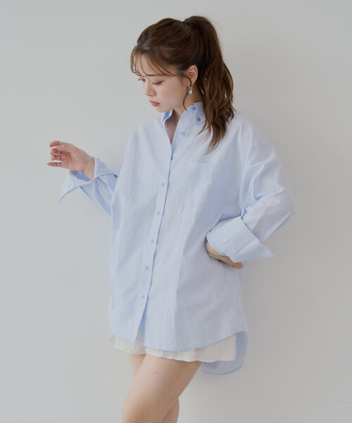 Chico（チコ）の「ワンポイントルーズシャツ（シャツ/ブラウス
