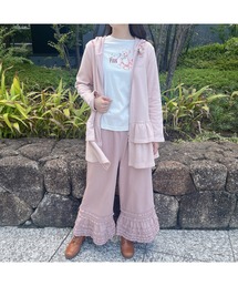 PINK HOUSE（ピンクハウス）の「裾フリルチュニックパーカー（パーカー