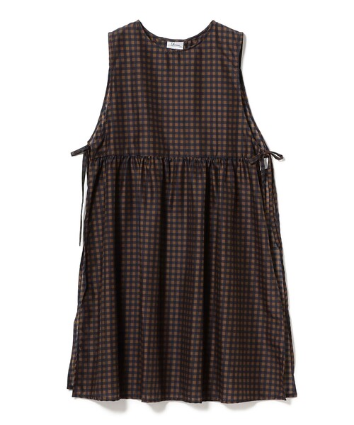 Yarmo（ヤーモ）の「Yarmo / Tabard Dress（ワンピース・レディース・ダークブラウン・ONE SIZE）」の2枚目の写真