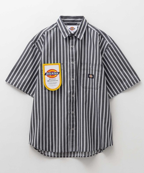 Dickies(ディッキーズ)の「Dickies リングドットシャツ(シャツ/ブラウス・メンズ・チャコール/ベージュ系・L/M/XXL/XL)」の3枚目の写真