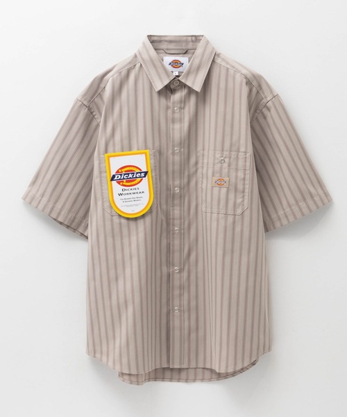Dickies(ディッキーズ)の「Dickies リングドットシャツ(シャツ/ブラウス・メンズ・チャコール/ベージュ系・L/M/XXL/XL)」の5枚目の写真
