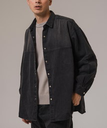 KURO エディフィス　別注　デニムシャツ　Mサイズ EDIFICE シャツ LE JEAN DE 11オンス デニムシャツ メンズ