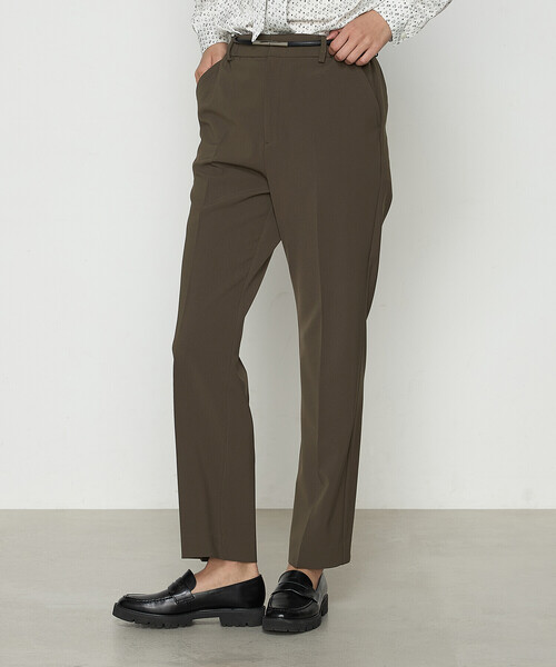 COMME CA（コムサ）の「ストレッチツイル パンツ（その他パンツ・レディース・ブラック/ベージュ/カーキ・11号/7号/9号）」の3枚目の写真