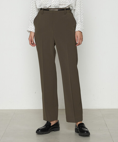 COMME CA（コムサ）の「ストレッチツイル パンツ（その他パンツ・レディース・ブラック/ベージュ/カーキ・11号/7号/9号）」の8枚目の写真