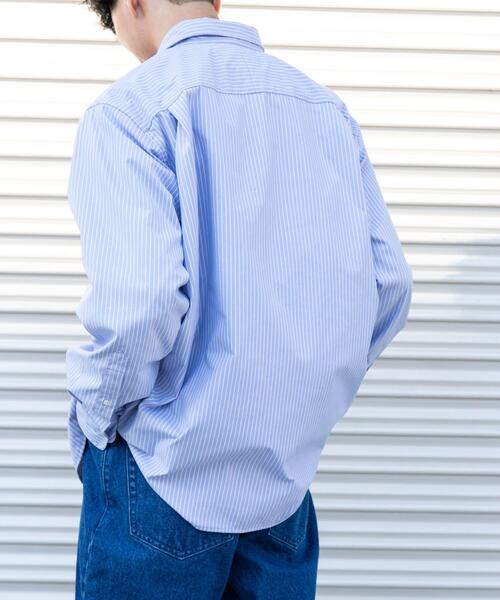 FORK&SPOON(フォークアンドスプーン)の「FORK&SPOON CAVEオックスシャツ(シャツ/ブラウス・メンズ・ブルー/イエロー・4/5)」の15枚目の写真