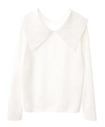 Tiara | ビッグカラーコンパクトニット(ニット/セーター)