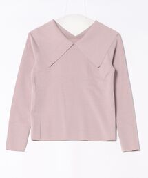 Tiara | ビッグカラーコンパクトニット(ニット/セーター)