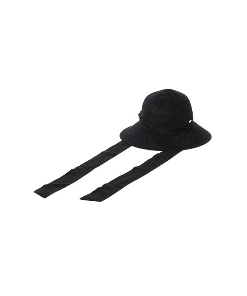 Ray BEAMS（レイビームス）の「リボン ブレード ハット（ハット・レディース・ナチュラル/ブラック・ONE SIZE）」の10枚目の写真