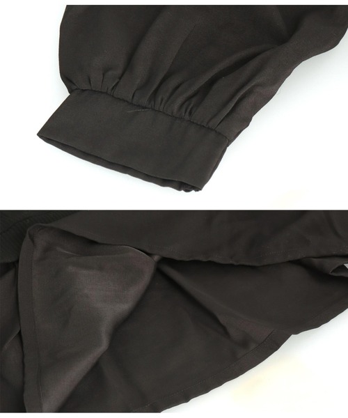 ANAP kids（アナップキッズ）の「肩アキコンビブラウス（シャツ/ブラウス・キッズ・ホワイト/ブラック・110cm/120cm/130cm）」の17枚目の写真