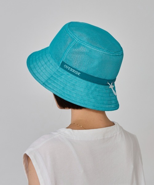 OVERRIDE(オーバーライド)の「OVERRIDE BREATHABLE MESH HAT SGP / オーバーライド(ハット・レディース・ブラック/ライトブルー/ホワイト・58cm)」の13枚目の写真