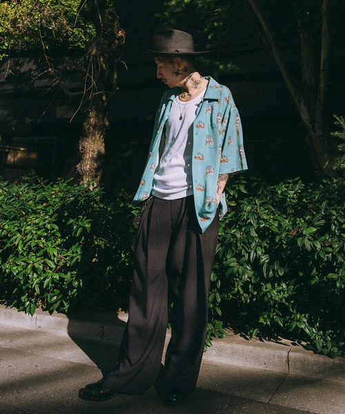 Subciety(サブサエティ)の「Cross tuck slacks(スラックス・メンズ・ブラック/ネイビー・X-LARGE/LARGE/MEDIUM/SMALL)」の13枚目の写真