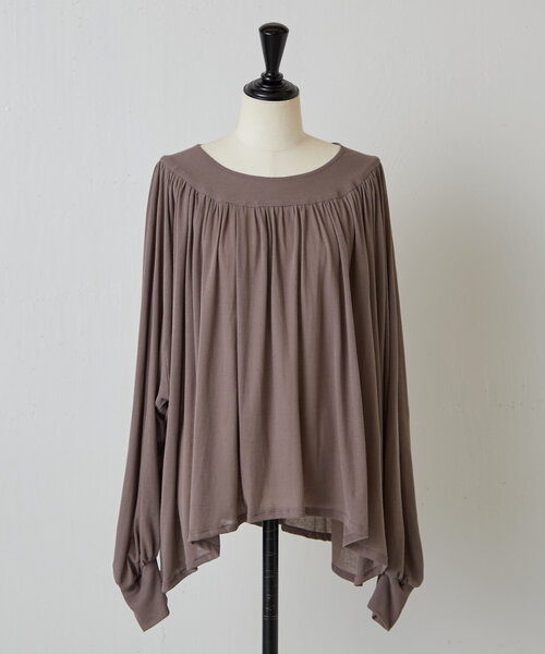 BEARDSLEY（ビアズリー）の「シアーギャザーカットソー（Tシャツ