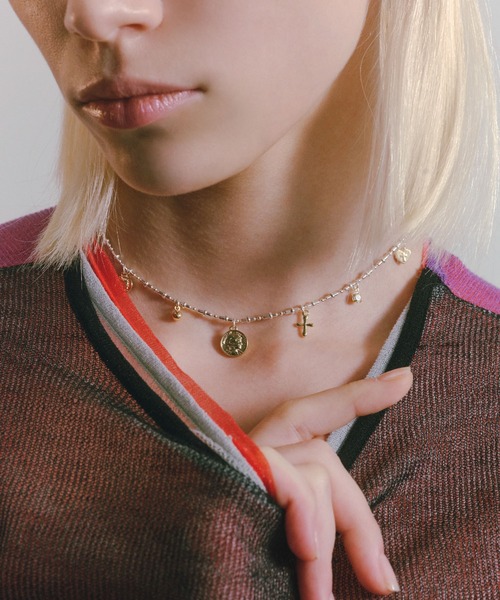 GOLDY(ゴールディ)の「アッセンブル コイン チャーム ネックレス(ネックレス・レディース・ゴールド系その他/シルバー×ゴールド/シルバー/ゴールド・FREE)」の12枚目の写真