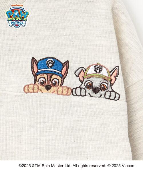 SHOO・LA・RUE(シューラルー)の「【パウ・パトロール】ミニ裏刺繍プルオーバー(Tシャツ/カットソー・キッズ・グリーン/アイボリー・11/10/12)」の8枚目の写真