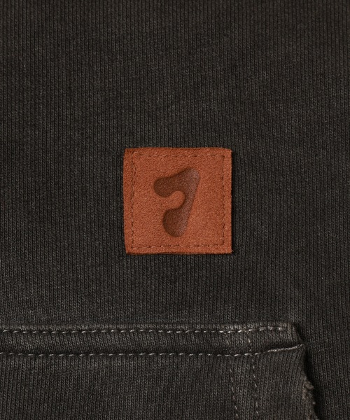 JIEDA(ジエダ)の「DAMAGE PATCH ZIP HOODIE(パーカー・メンズ・ブラック/ブラウン・1/2)」の13枚目の写真