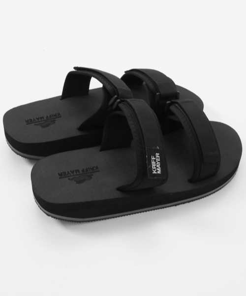 KRIFF MAYER(クリフメイヤー)の「ダブルベルトサンダル(サンダル・メンズ・ブラック/ダークブラウン・LARGE/SMALL/X-LARGE/MEDIUM)」の8枚目の写真
