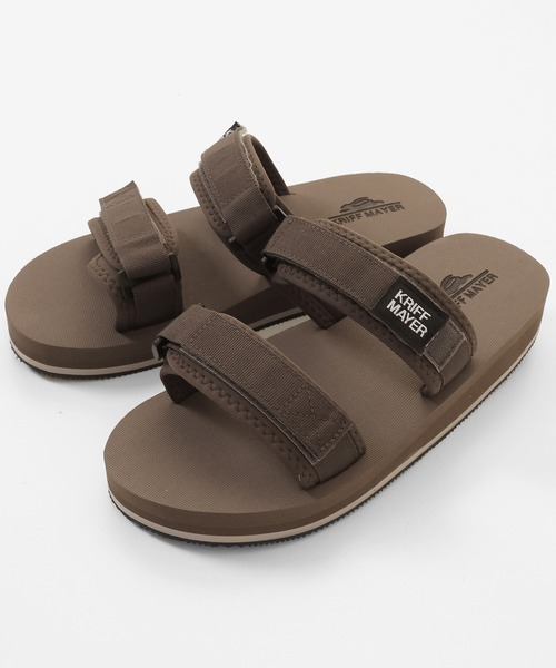 KRIFF MAYER(クリフメイヤー)の「ダブルベルトサンダル(サンダル・メンズ・ブラック/ダークブラウン・LARGE/SMALL/X-LARGE/MEDIUM)」の7枚目の写真