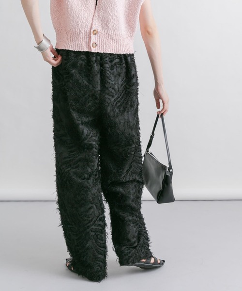 KBF（ケイビーエフ）の「フリンジイージーパンツ（その他パンツ・レディース・ブラック/アイボリー・ONE）」の16枚目の写真