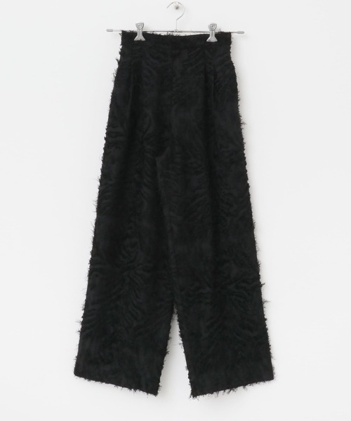 KBF（ケイビーエフ）の「フリンジイージーパンツ（その他パンツ・レディース・ブラック/アイボリー・ONE）」の7枚目の写真