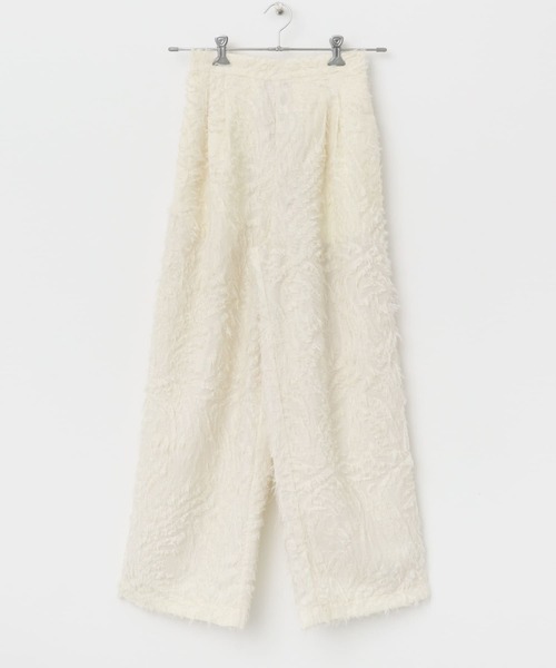 KBF（ケイビーエフ）の「フリンジイージーパンツ（その他パンツ・レディース・ブラック/アイボリー・ONE）」の8枚目の写真