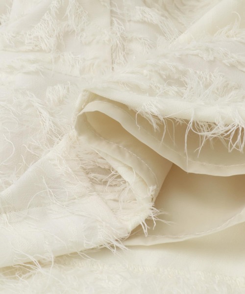 KBF（ケイビーエフ）の「フリンジイージーパンツ（その他パンツ・レディース・ブラック/アイボリー・ONE）」の12枚目の写真