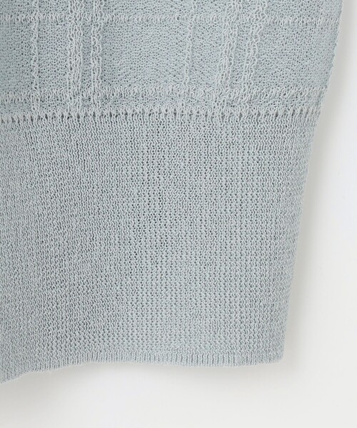 J.PRESS(ジェイプレス)の「【洗える】SHEER JACQUARD ニット ブルゾン(カーディガン/ボレロ・レディース・ホワイト系/ブラック系/スカイブルー系・T15/T13)」の15枚目の写真