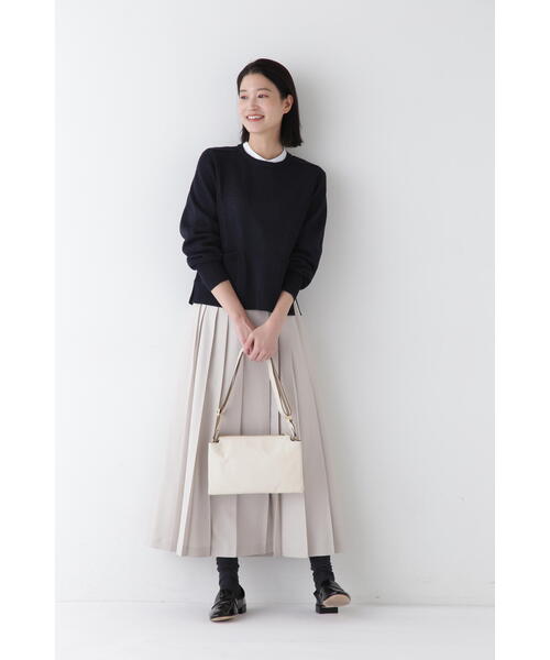 human woman(ヒューマンウーマン)の「◆鹿の子ジャージーストライプバンドカラープルオーバー(Tシャツ/カットソー・レディース・チャコールグレー/ブルー系その他3・MEDIUM)」の16枚目の写真